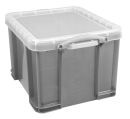 Really Useful Box Aufbewahrungsbox 35,0 l transparent, grau 48,0 x 39,0 x 31,0 cm