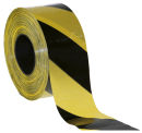 Absperrband gelb, schwarz 80,0 mm x 500,0 m