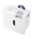 HSM shredstar X5 Aktenvernichter mit Partikelschnitt P-4, 4,5 x 30 mm, bis 5 Blatt, weiß