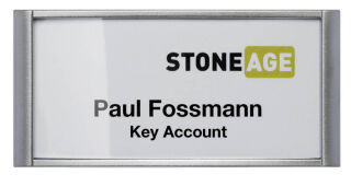 DURABLE Badge Classic Namensschilder mit Magnet 7,4 x 3,4 cm, 10 St.