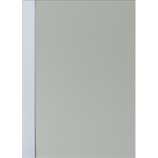 Abdeckfolie mit Kartonrand in Noblesse-Struktur für Surebind, Farbe weiß, 100er Pack
