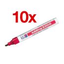 edding 3300 Permanentmarker rot 1,0 - 5,0 mm, 10 St.