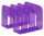 DURABLE Katalogsammler TREND lila 21,5 x 21,0 x 16,5 cm, 2 St.