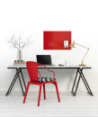 SIGEL Glas-Magnettafel artverum® 60,0 x 40,0 cm rot