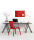 SIGEL Glas-Magnettafel artverum® 60,0 x 40,0 cm rot