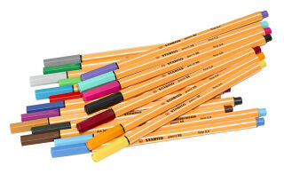 STABILO point 88 Fineliner farbsortiert 0,4 mm, 20 St.