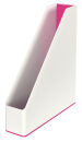 LEITZ Stehsammler WOW Duo Colour 5362-10-23 perlweiß/pink Kunststoff, DIN A4