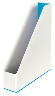 LEITZ Stehsammler WOW Duo Colour 53621036 perlweiß/blau Kunststoff, DIN A4, 1 St.
