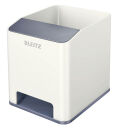 LEITZ Stiftehalter WOW Duo Colour perlweiß/grau...
