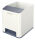 LEITZ Stiftehalter WOW Duo Colour perlweiß/grau Polystyrol 2 Fächer 9,0 x 10,1 x 10,0 cm
