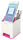 LEITZ Stiftehalter WOW Duo Colour perlweiß/pink Polystyrol 2 Fächer 9,0 x 10,1 x 10,0 cm