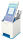 LEITZ Stiftehalter WOW Duo Colour perlweiß/blau Polystyrol 2 Fächer 9,0 x 10,1 x 10,0 cm