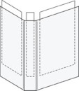 EICHNER Präsentationsringbuch 4-Ringe weiß 6,0 cm DIN A4