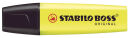 STABILO BOSS ORIGINAL Textmarker gelb, 1 St.