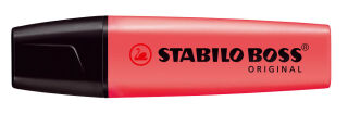 STABILO BOSS ORIGINAL Textmarker rot, 1 St.