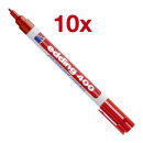 edding 400 Permanentmarker rot 1,0 mm, 10 St.