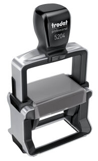 trodat Textstempel, individualisierbar 5204 selbstfärbend schwarz mit Logo, 1 St. -  Nachträglich per Gutschein personalisieren