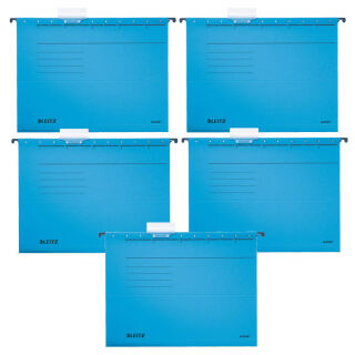LEITZ Hängemappen ALPHA® 1985 blau, 5 St.