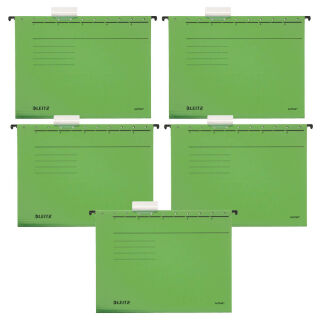 LEITZ Hängemappen ALPHA® 1985 grün, 5 St.