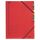 LEITZ Ordnungsmappe 3907 7 Fächer rot, 1 St.