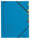 LEITZ Ordnungsmappe 3907 7 Fächer blau, 1 St.