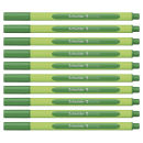 Schneider Line-Up Fineliner grün 0,4 mm, 10 St.