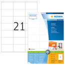 HERMA Etiketten 4634 weiß 70,0 x 41,0 mm, 200 Blatt