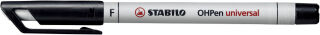 STABILO OHPen universal Folienstifte schwarz 0,7 mm non-permanent, 10 St.