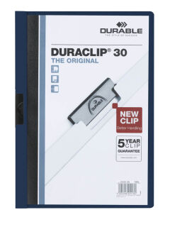 DURABLE Klemmhefter DURACLIP nachtblau, 25 St.