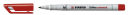 STABILO OHPen universal Folienstifte rot 1,0 mm non-permanent, 10 St.