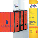 AVERY Zweckform Ordneretiketten L4748-20 rot, 20 Blatt