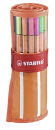 STABILO point 88 Fineliner farbsortiert 0,4 mm, 30 St.