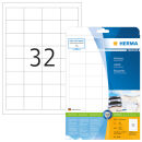 HERMA Etiketten 4200 weiß 48,3 x 33,8 mm, 25 Blatt