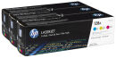 HP 128A (CF371AM) cyan, magenta, gelb Tonerkartuschen,...