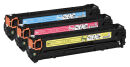 HP 128A (CF371AM) cyan, magenta, gelb Tonerkartuschen, 3er-Set