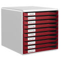 LEITZ Schubladenbox Form Set  bordeaux 52810028, DIN A4...