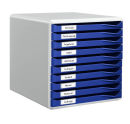 LEITZ Schubladenbox Formular-Set  blau 5281-00-35, DIN A4...