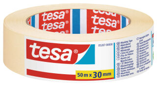 tesa ECONOMY Kreppband beige 30,0 mm x 50,0 m 1 Rolle