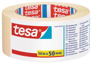 tesa ECONOMY Kreppband beige 50,0 mm x 50,0 m 1 Rolle