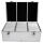 MediaRange 500er CD-/DVD-Koffer DJ-Case grau, 1 St.
