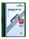 DURABLE Klemmhefter DURACLIP dunkelgrün, 25 St.