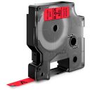 DYMO Schriftband D1 40917 S0720720, 9 mm, schwarz auf rot, 1 St.