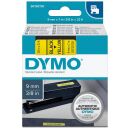 DYMO Schriftband D1 40918 S0720730, 9 mm, schwarz auf gelb, 1 St.
