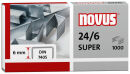 novus Heftklammern SUPER 24/6, 1.000 St.