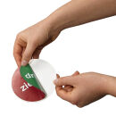 "SafetyMarking® Hinweisaufkleber ""Drücken + Ziehen"" rund 10,0 cm, 1 St."