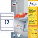 AVERY Zweckform Etiketten 3659-200 weiß 97,0 x 42,3...