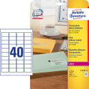 AVERY Zweckform Folien-Adressetiketten L4770-25...
