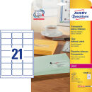 AVERY Zweckform Folien-Adressetiketten L7560-25...