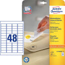 AVERY Zweckform Etiketten L4736REV-25 weiß 45,7 x...