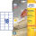 AVERY Zweckform Etiketten L6025REV-25 weiß 63,5 x 46,6 mm, 30 Blatt